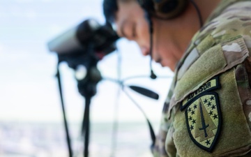 U.S. Soldiers utilize simulation rooms for Joint Fires Observation