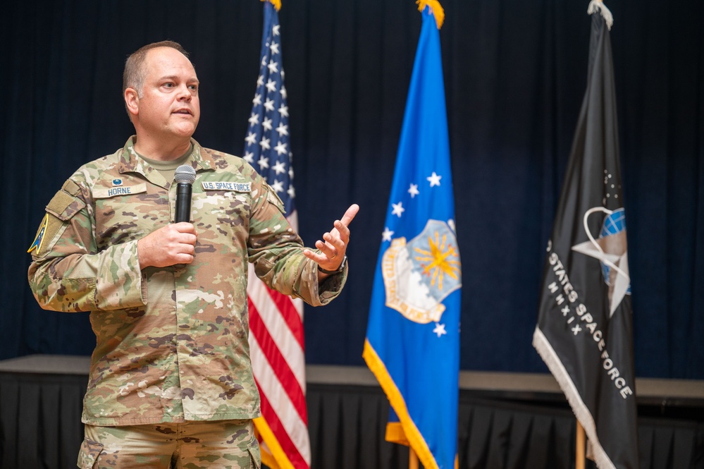 Col. James Horne Hosts First Vandenberg SFB All-Call