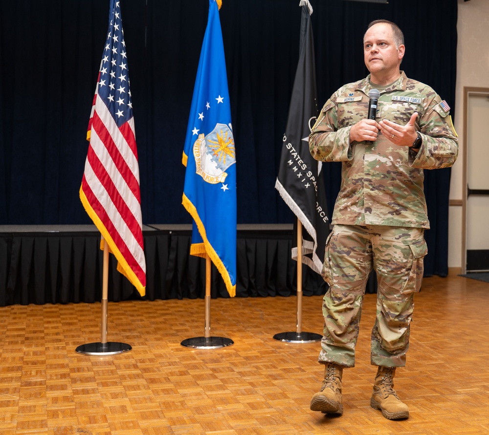 Col. James Horne Hosts First Vandenberg SFB All-Call