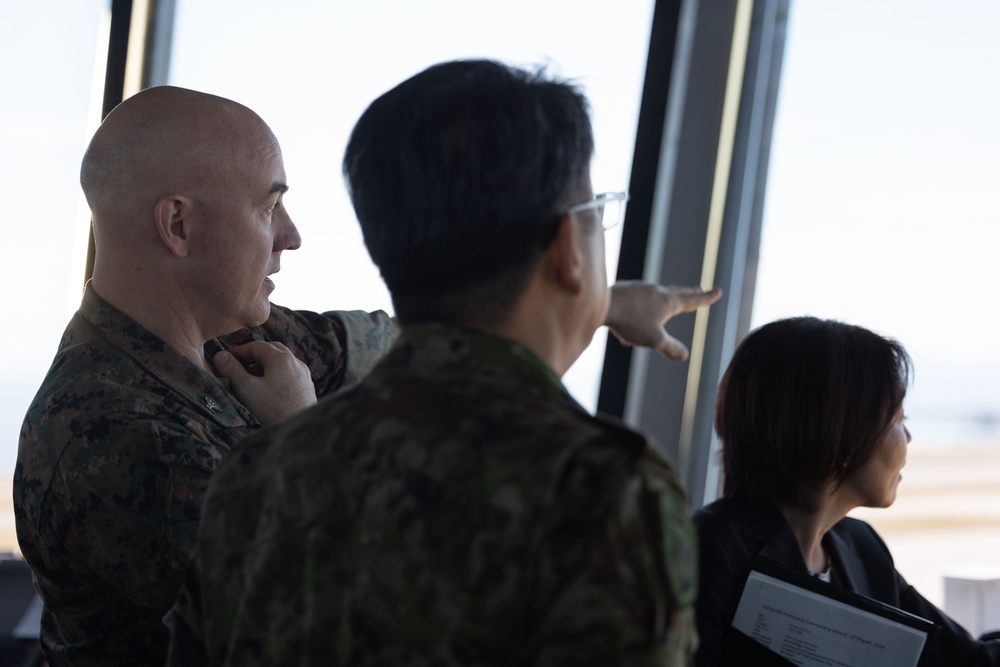 Major General Yoshitomo Hashizume visits MCAS Iwakuni ahead of Active Shield 26