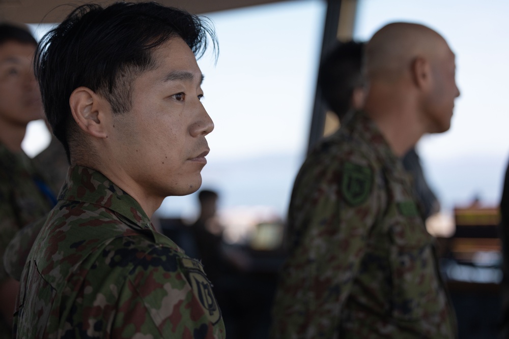 Major General Yoshitomo Hashizume visits MCAS Iwakuni ahead of Active Shield 26