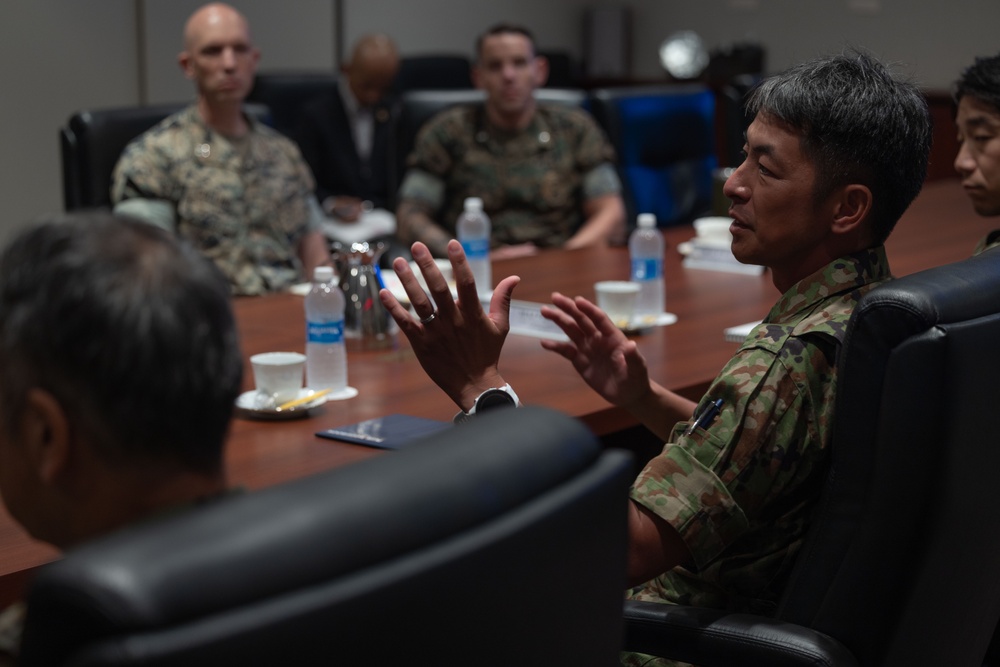 Major General Yoshitomo Hashizume visits MCAS Iwakuni ahead of Active Shield 26