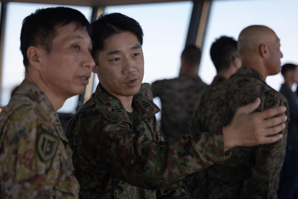 Major General Yoshitomo Hashizume visits MCAS Iwakuni ahead of Active Shield 26