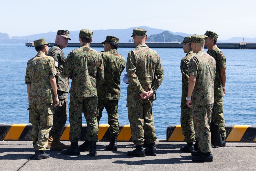 Major General Yoshitomo Hashizume visits MCAS Iwakuni ahead of Active Shield 26