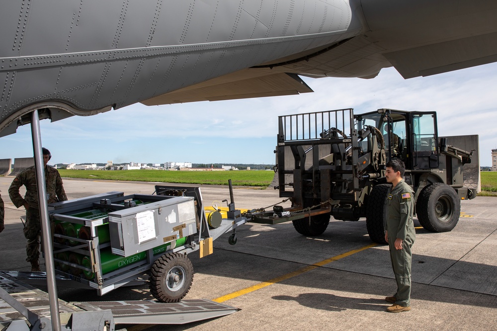 Yokota Airmen conduct hazardous materials cargo generation training