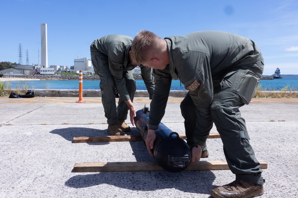 U.S. Marines conduct Unmanned Underwater Vehicle training during Resolute Dragon 25