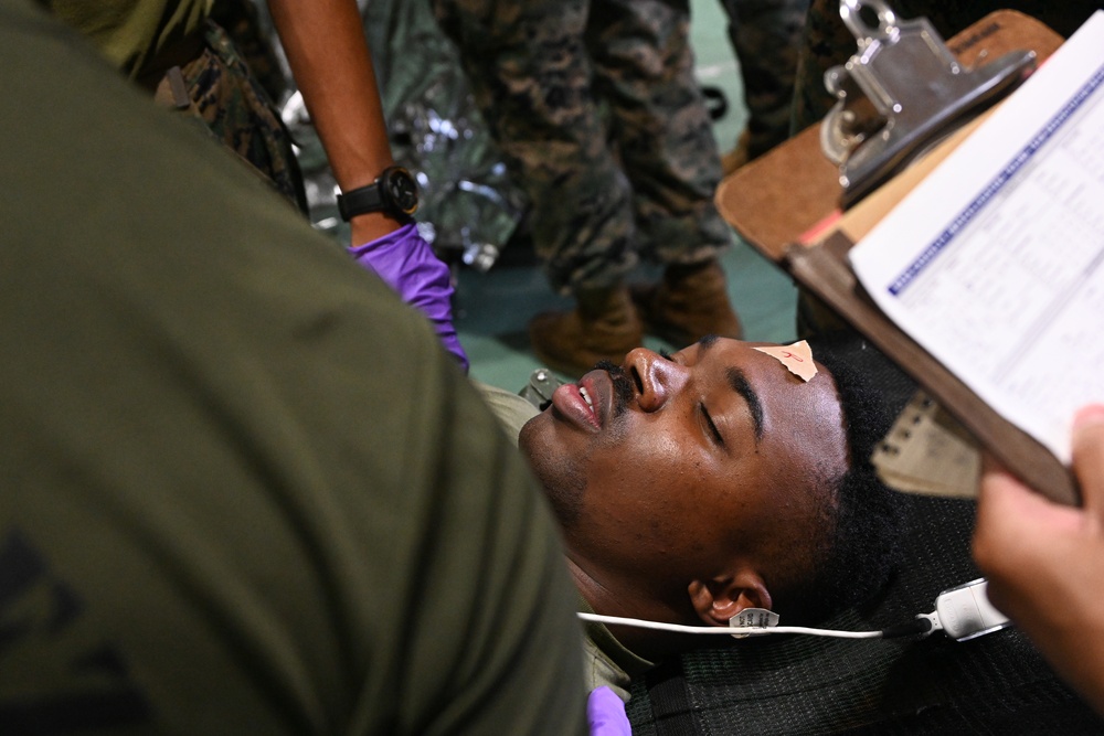 Resolute Dragon 25 | 3rd Medical Battalion, Japan Ground Self Defense Force, Conduct Bilateral Mass Casualty Training at Camp Naha