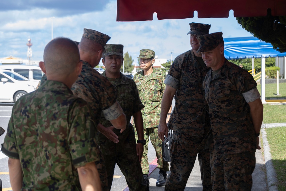 U.S. Marine, Japan Ground Self-Defense Force leadership meet for logistics discussions during Resolute Dragon 25