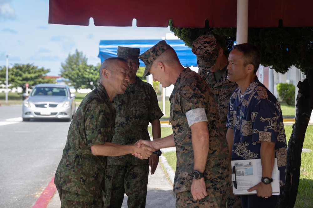 U.S. Marine, Japan Ground Self-Defense Force leadership meet for logistics discussions during Resolute Dragon 25