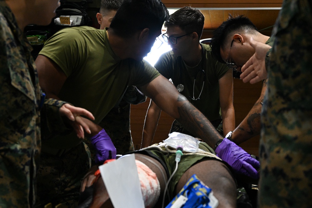 Resolute Dragon 25 | 3rd Medical Battalion, Japan Ground Self-Defense Force, Conduct Bilateral Mass Casualty Training at Camp Naha