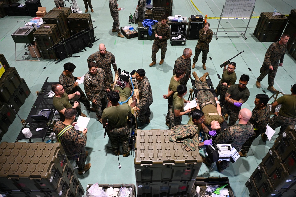 Resolute Dragon 25 | 3rd Medical Battalion, Japan Ground Self-Defense Force, Conduct Bilateral Mass Casualty Training at Camp Naha