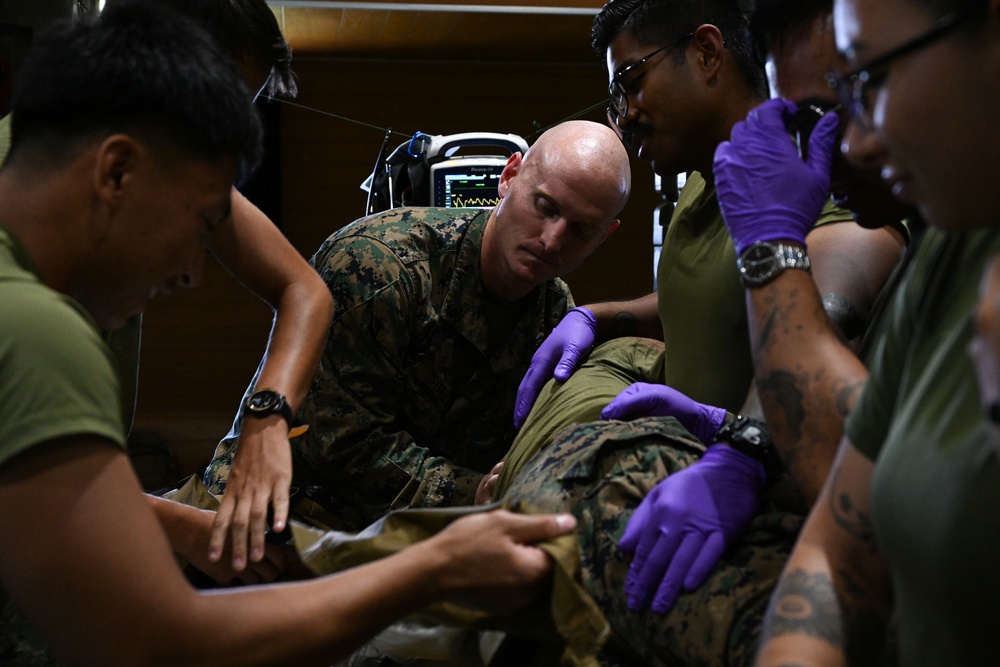 Resolute Dragon 25 | 3rd Medical Battalion, Japan Ground Self-Defense Force, Conduct Bilateral Mass Casualty Training at Camp Naha