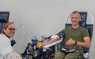 Camp Blaz honors National Blood Donor Month