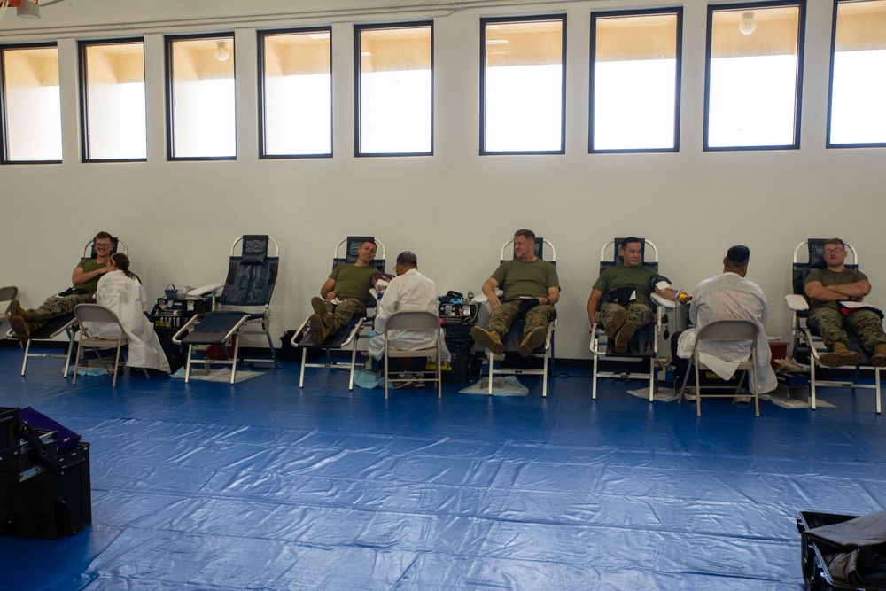 Camp Blaz holds Blood Drive