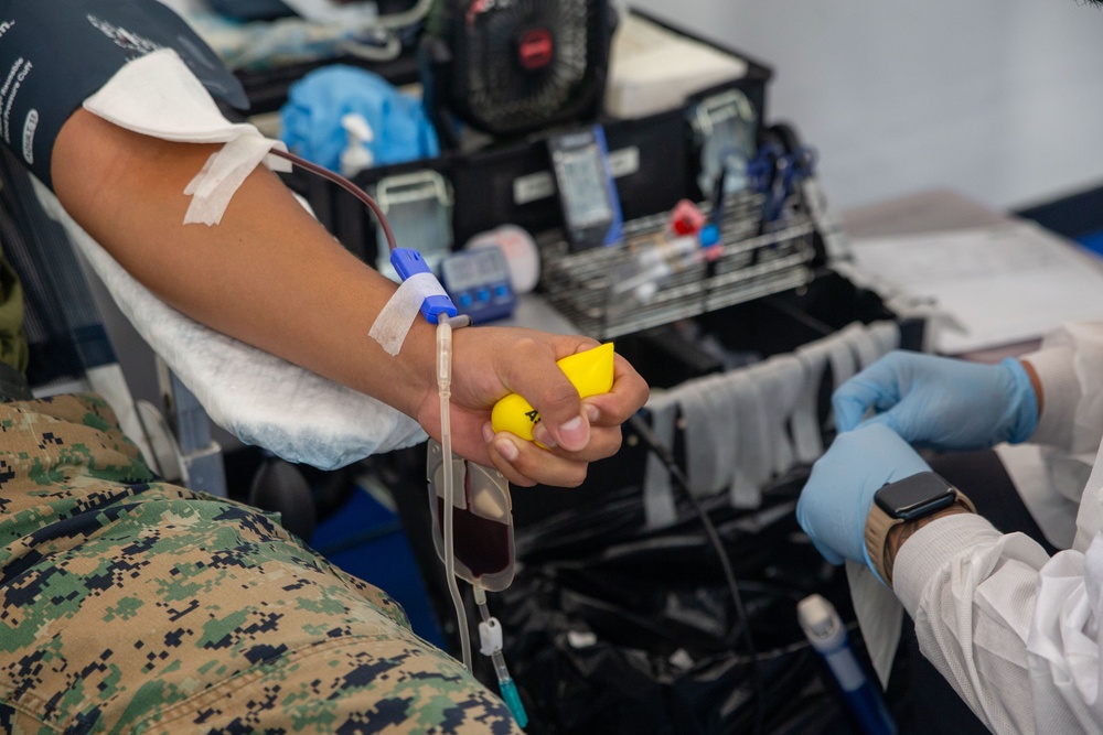 Camp Blaz holds Blood Drive