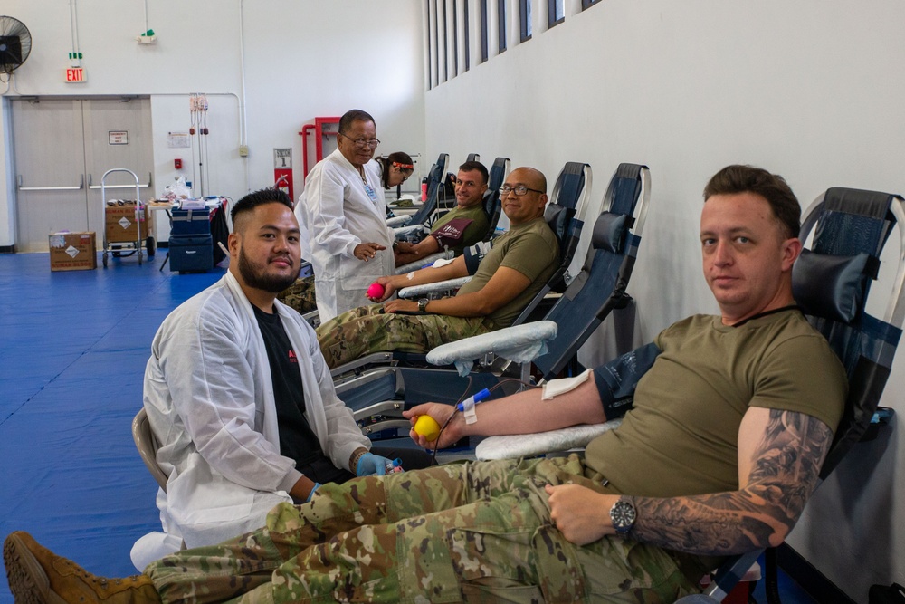 Camp Blaz holds Blood Drive