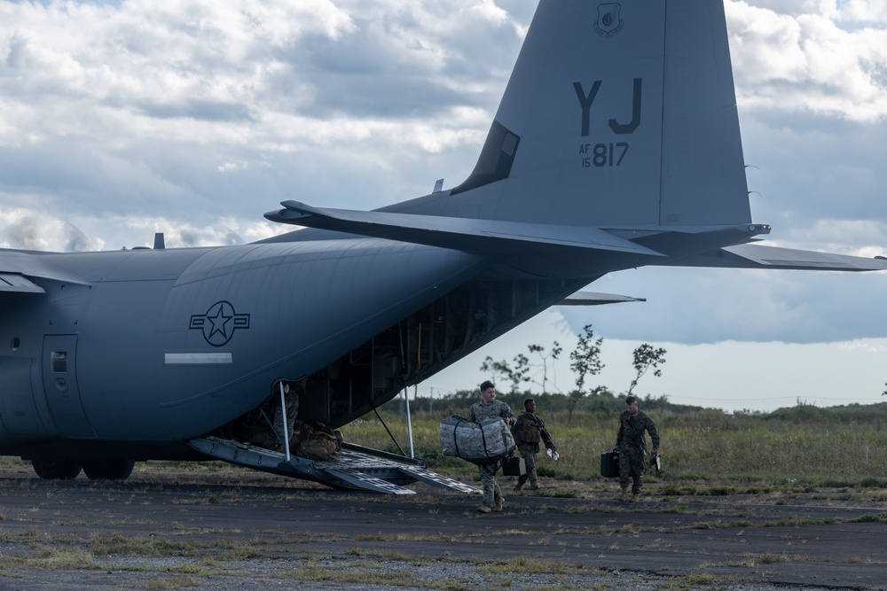 U.S. Marines and Airmen Transport HIMARS During Orient Shield 25