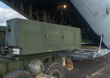 U.S. Marines and Airmen Transport HIMARS During Orient Shield 25