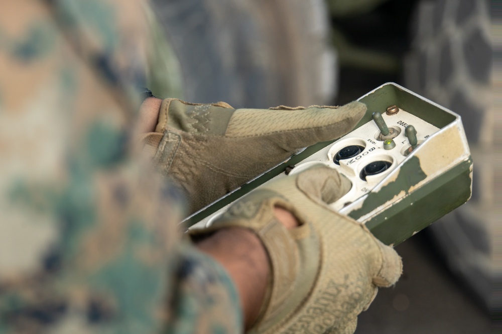 U.S. Marines and Airmen Transport HIMARS During Orient Shield 25