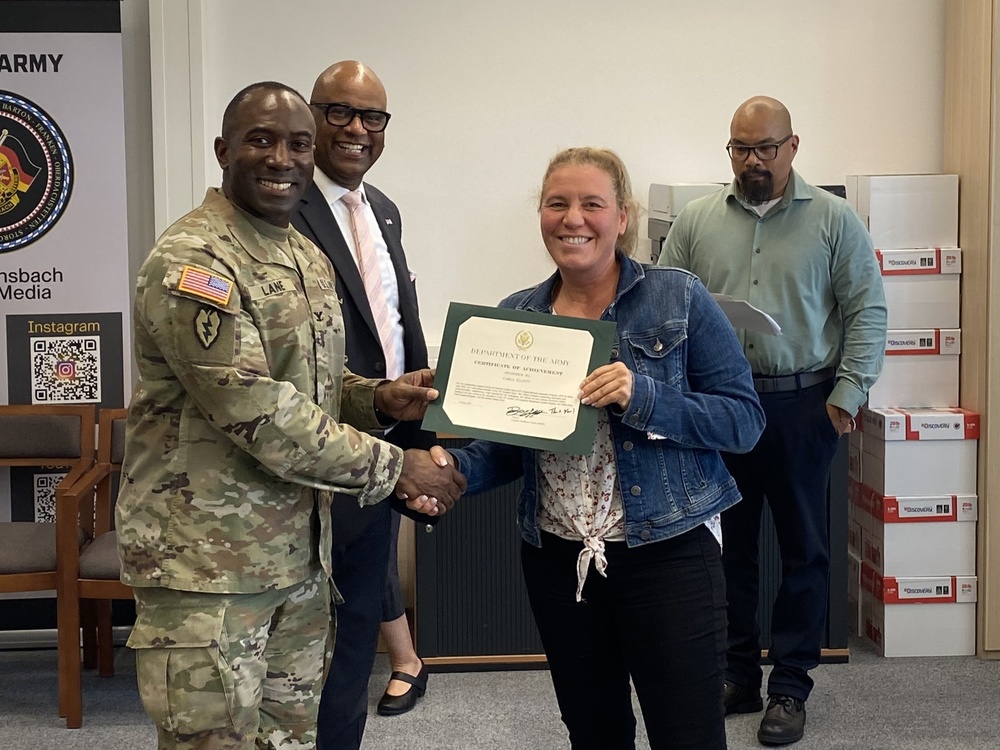 405th AFSB command team conducts whirlwind series of site visits across Germany