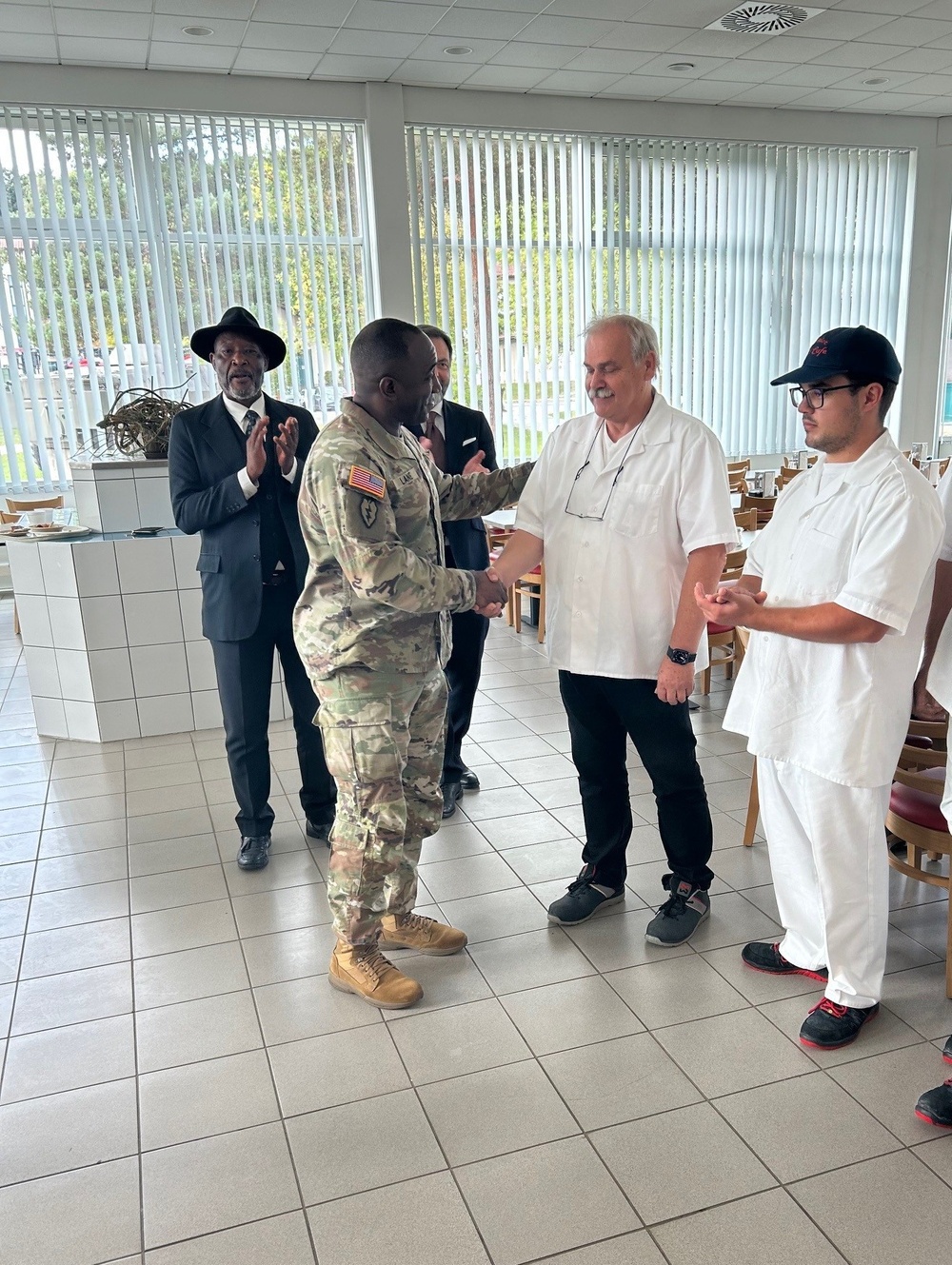 405th AFSB command team conducts whirlwind series of site visits across Germany