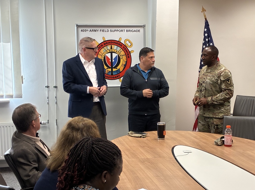 405th AFSB command team conducts whirlwind series of site visits across Germany