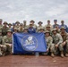Pacific Partnership 2025 multinational service members attend a Seabee Combat Warfare pinning ceremony on Bloody Nose Ridge in Peleliu, Palau