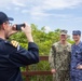 Pacific Partnership 2025 multinational service members attend a Seabee Combat Warfare pinning ceremony on Bloody Nose Ridge in Peleliu, Palau