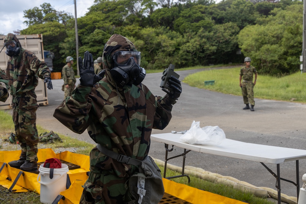 3rd MLG, JGSDF conduct bilateral CBRN site exploitation training during Resolute Dragon 25 3rd MLG, JGSDF conduct bilateral CBRN site exploitation training during Resolute Dragon 25