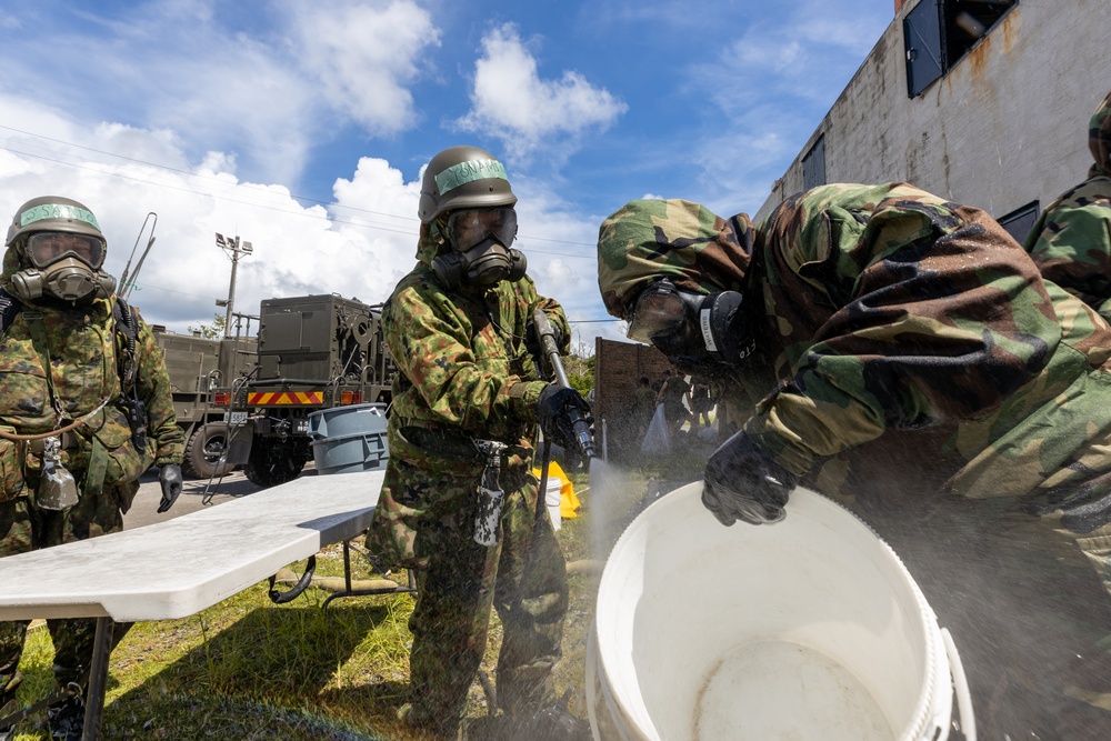 3rd MLG, JGSDF conduct bilateral CBRN site exploitation training during Resolute Dragon 25 3rd MLG, JGSDF conduct bilateral CBRN site exploitation training during Resolute Dragon 25