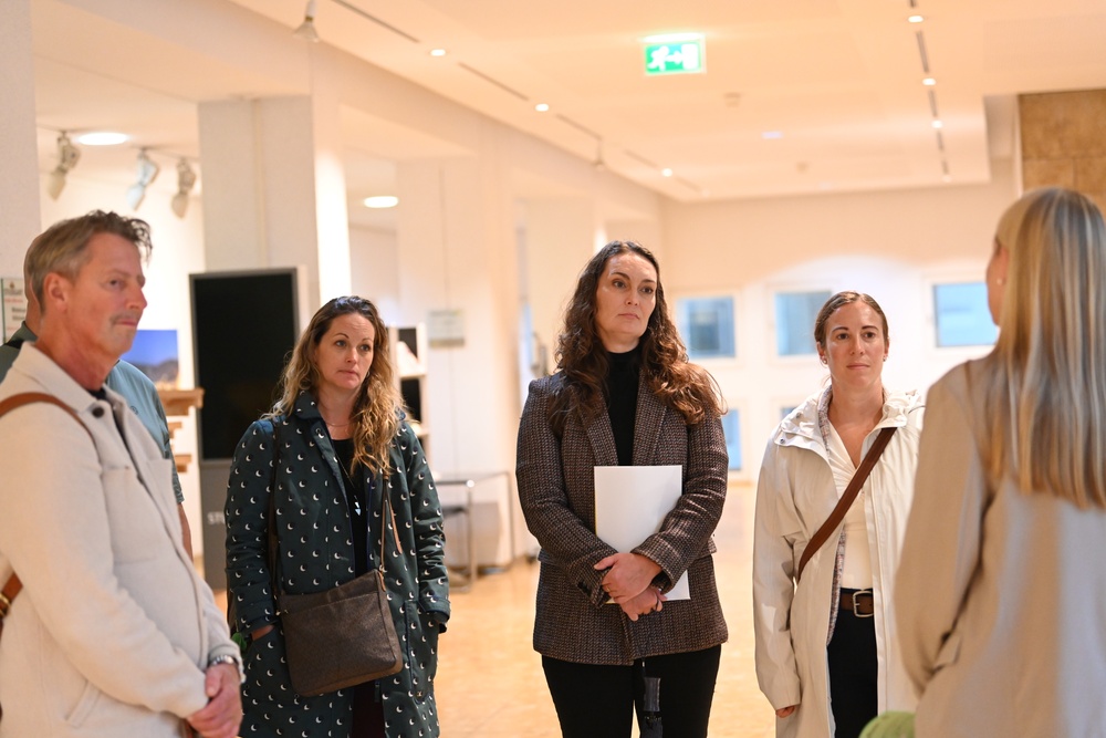 USAG Stuttgart community members explore the German political system with the Capital City Visitation Program