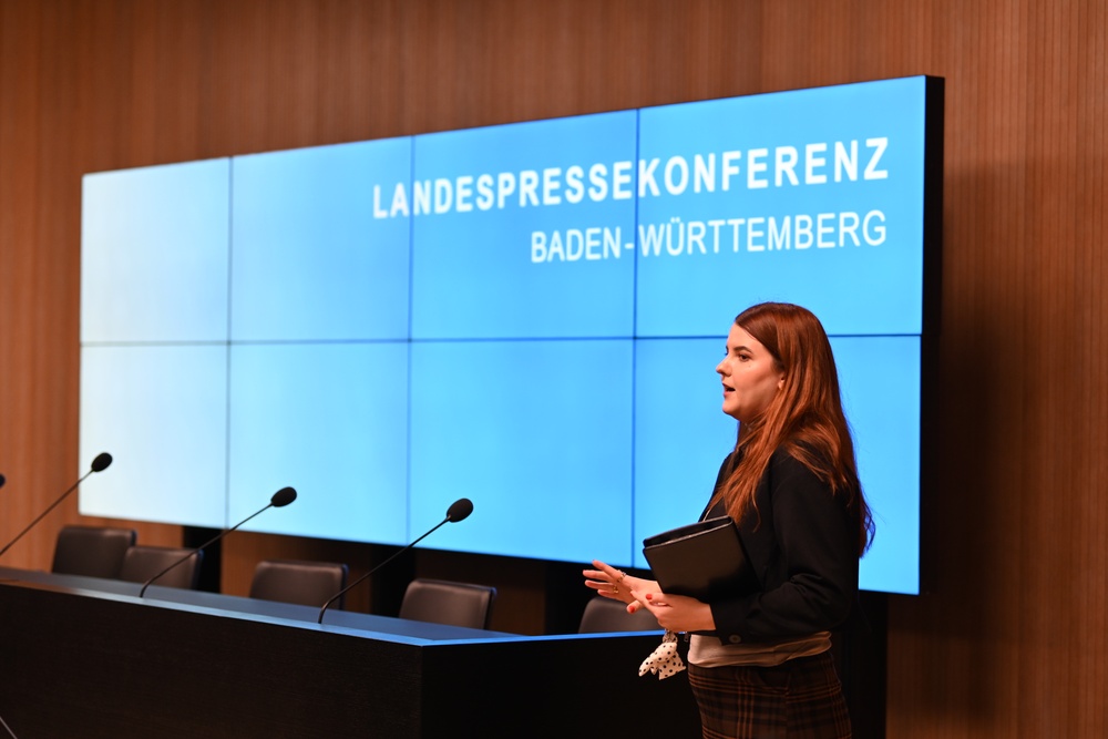 USAG Stuttgart community members explore the German political system with the Capital City Visitation Program