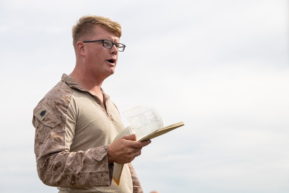 Marines with Infantry Training Battalion, School of Infantry – East utilize M2A1 machine guns Marines with Infantry Training Battalion, School of Infantry – East utilize M2A1 machine guns