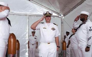 USS Sentry (MCM 3) Decomissioning