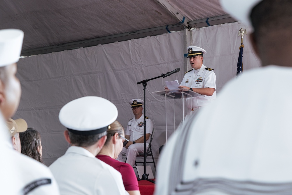 USS Sentry (MCM 3) Decommissioning