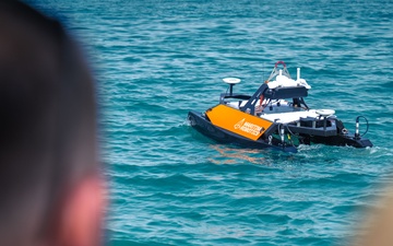 U.S. Naval Oceanographic Office conducts Unmanned Surface Vessel Operations