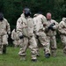 U.S. Member Security Guard Students Train in Confined Space Trainer and Gas Chamber