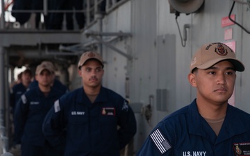 USS Devastator Conducts Decommissioning Ceremony