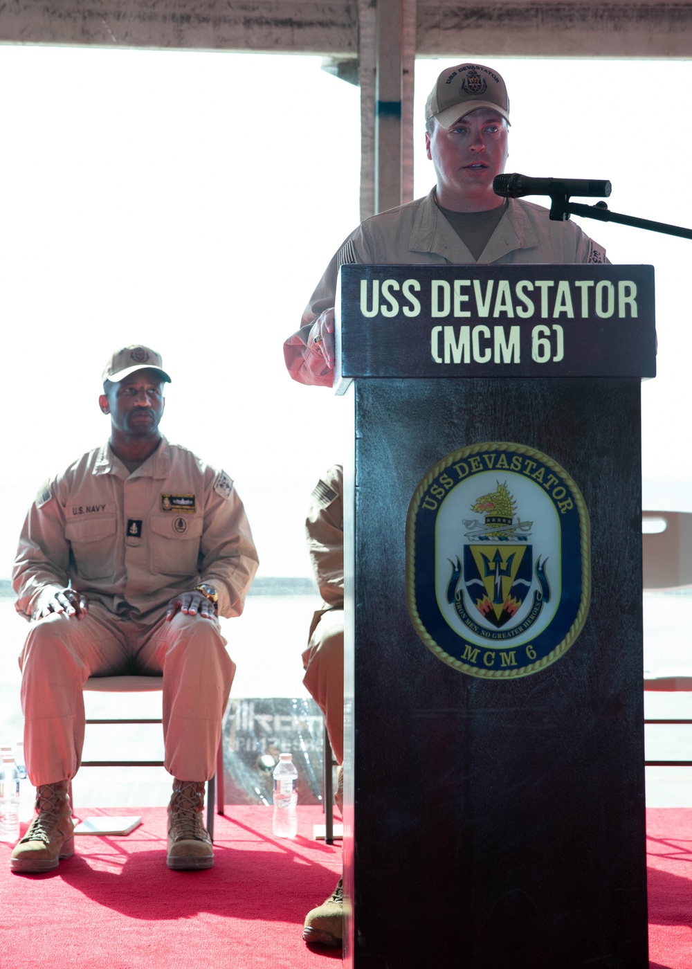 USS Devastator Conducts Decommissioning Ceremony