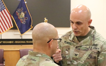 166th Regiment change of responsibility