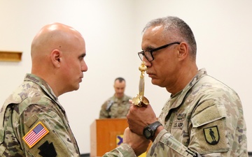 166th Regiment change of responsibility