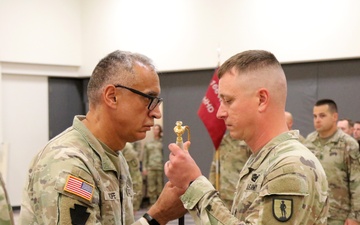166th Regiment change of responsibility