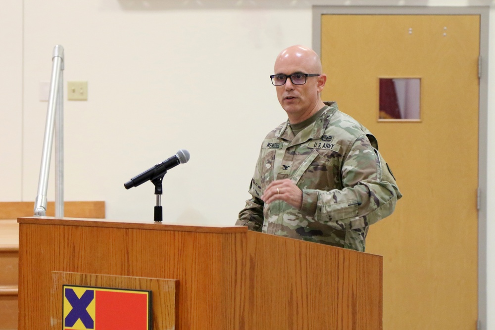 166th Regiment change of responsibility