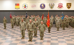 166th Regiment change of responsibility