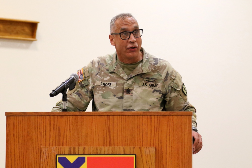 166th Regiment change of responsibility