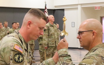 166th Regiment change of responsibility