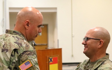 166th Regiment change of responsibility