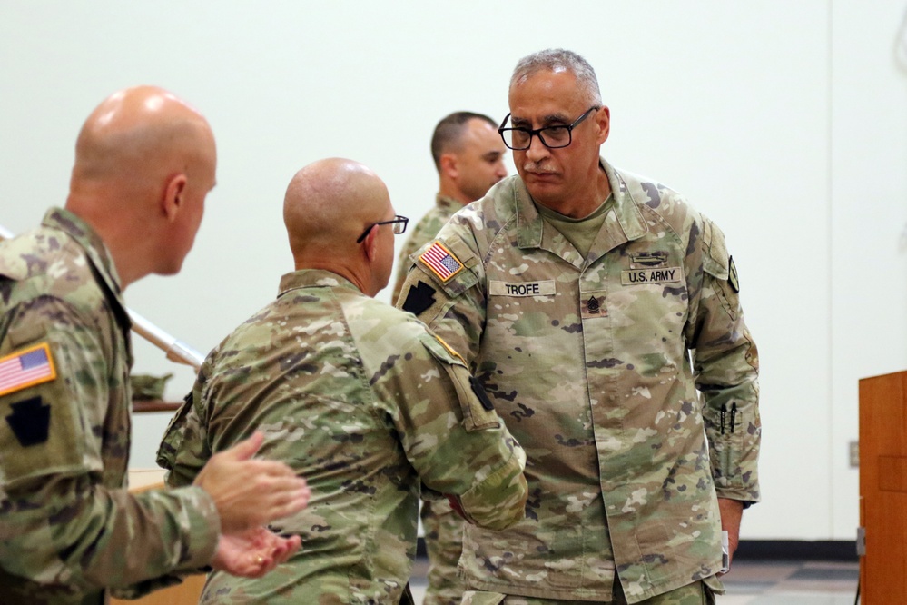 166th Regiment change of responsibility