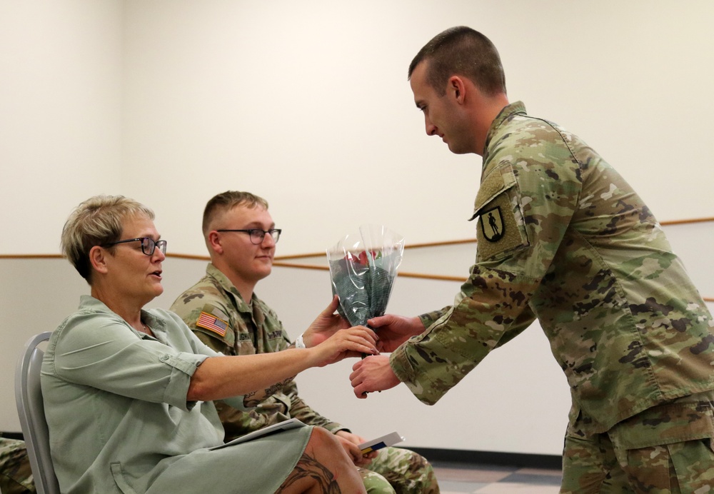 166th Regiment change of responsibility