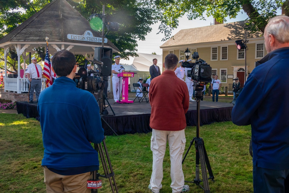 NTAG NEW ENGLAND AND NAVCO ATTEND NAVY WEEK PROCLAMATION CEREMONY AND OATH OF ENLISTMENT AT BIG E FAIR